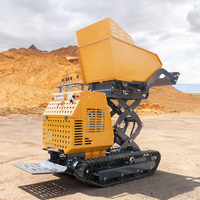 Made in China Farm Construction Rotation Kleine Mini Dumper Crawler Dumper Schlamm Buggy Beton Dumper Beton Dump Track