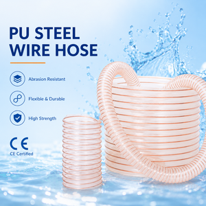 <span class=keywords><strong>Tuyau</strong></span> flexible en acier PU de haute qualité, tube d'<span class=keywords><strong>aspiration</strong></span> résistant à l'abrasion, certifié CE, <span class=keywords><strong>tuyau</strong></span> industriel. - Product Image 1