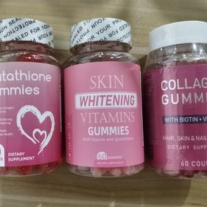 Exportation transfrontalière de <span class=keywords><strong>vitamines</strong></span> gommeuses africaines pour le blanchiment de la peau avec glycine et glutathion, flacon de 60 unités - Product Image 4