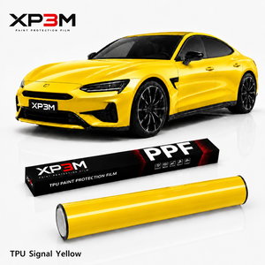 ฟิล์มกันรอยรถยนต์ XP3M สีเหลืองเงา TPU PPF หนา 7.5 มิล ซ่อมแซมตัวเองได้ ป้องกันรอยขีดข่วน ป้องกันการเหลือง พร้อมช่องระบายอากาศ - Product Image 1