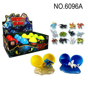 Nuevo modelo de <span class=keywords><strong>slime</strong></span> extra grande con forma de <span class=keywords><strong>huevo</strong></span> de <span class=keywords><strong>dinosaurio</strong></span> y cristal de sirena para aliviar el estrés y jugar bromeando, juguetes DIY. - Product Image 4