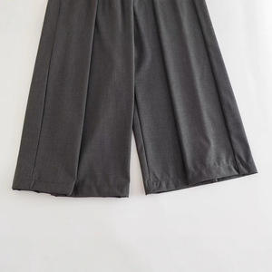 <span class=keywords><strong>Pantaloni</strong></span> da Donna a Vita Alta <span class=keywords><strong>con</strong></span> Pieghe e Gamba Larga, Casual, Vestibilità Ampia, Stile Tailleur <span class=keywords><strong>con</strong></span> <span class=keywords><strong>Tasche</strong></span> <span class=keywords><strong>Laterali</strong></span> - Product Image 4