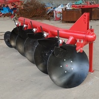 Arado de Discos de Alto Rendimiento de 5 Discos con Estructura de Tubos, Montado en Tractor con Enganche de 3 Puntos, Máquina de Arar para Agricultura Profesional