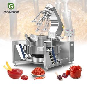 Planetary Pan Kettle High Pressure Caramel Mixing Frying Fryer Vessel Boiling Cooking <b>Machine</b> With Scrapetind - Product Image 1
