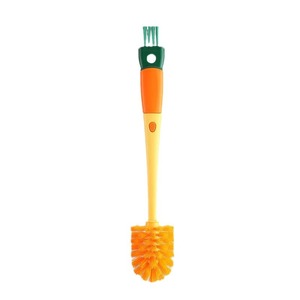 Brosse de nettoyage multifonctionnelle à long manche pour tasses et bouteilles, poils en nylon avec trou de suspension pour un rangement facile - Product Image 5
