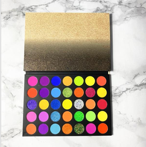 Newest Customs 35 Color Eyeshadow Palette High Pigmented Vegan Cosmetics Makeup Eyeshadow Palette <strong>No</strong> <strong>Logo</strong> - Product Image 6