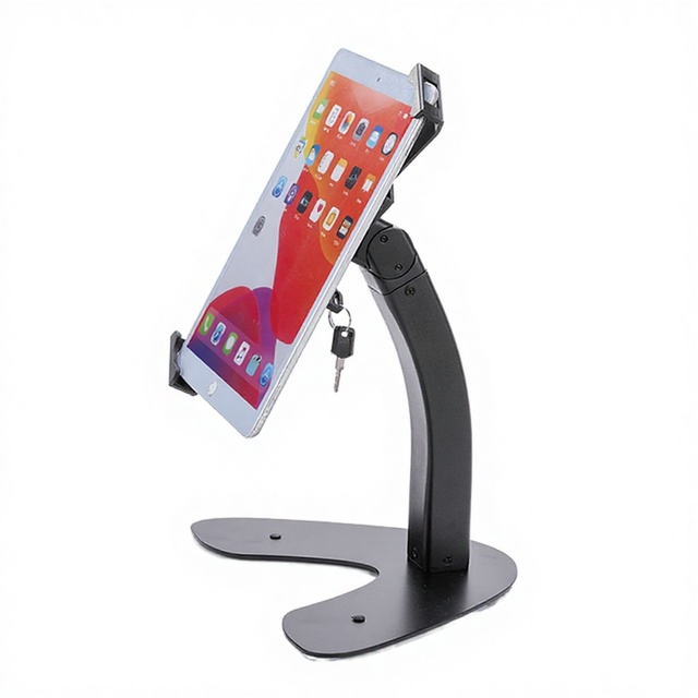 EStand Metal Tablet PC Stand Anti-Theft Lock Counter-top -12.7 Inch iPad Universal Stable Enclosure TLO-01 Private Mold