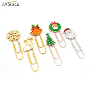 Paperclips Xmas Paperclips Christmas Gold Plated Paperclips Set