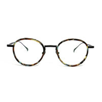 Nouvelles montures de lunettes optiques anti-lumière bleue en titane, design tendance, avec forme de visage en diamant pour hommes et femmes