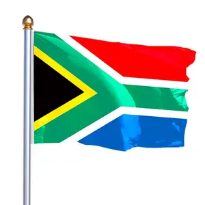 Produit promotionnel, approvisionnement direct d'usine, impression numérique, tissu polyester épaissi, imperméable, vieux drapeau sud-africain