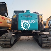 Excavatrice d'occasion Kobelco SK135SR de fabrication japonaise, 13,4 tonnes, moteur diesel, pompe hydraulique 2023, haute qualité, capacité de la benne de 0,5 m³