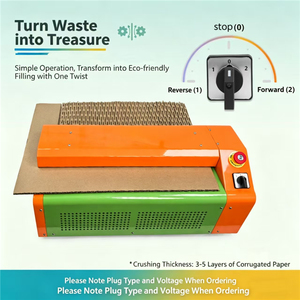 Commercial Cardboard <b>Box</b> Shredder Machine For Warehouse Bubble Wrap Alternative - Product Image 3