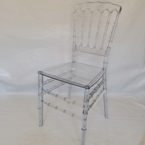 Vente en gros Mid Century <span class=keywords><strong>Victoria</strong></span> <span class=keywords><strong>Chaise</strong></span> fantôme moderne sans bras pour fête de mariage en plastique cristal acrylique transparent pour événement - Product Image 2