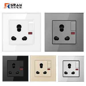 <span class=keywords><strong>Prix</strong></span> de gros Multicolore Unique 5A/6A/15A/16A Style Britannique Afrique du Sud Prise Vente Directe D'usine Britannique Inde Prise De Courant - Product Image 1