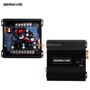Amplificateur de <span class=keywords><strong>voiture</strong></span> mono classe D Berman <span class=keywords><strong>3000W</strong></span> RMS, stable à 1Ω |   Amplificateur de subwoofer avec dissipateur thermique en aluminium et filtre de fréquence |   OEM/ODM pris en charge - Product Image 1