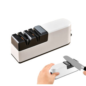 2024 vente chaude acier <span class=keywords><strong>Chef</strong></span> Power facile <span class=keywords><strong>aiguiseur</strong></span> de couteaux électrique aide à réparer restaurer les lames de polissage avec affûtage et polissage - Product Image 1