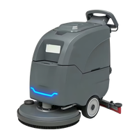 Fregadora de Pisos Manual Multifuncional que Combina Barrido, Fregado y Secado en una Sola Máquina de Limpieza Eficiente