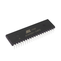 Microcontrolador AT89S51-24PU de Conexión Directa DIP-40 8, Microcontrolador Flash Original en Stock de Huameng Micro