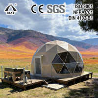 Dôme de Tente Transparent de Luxe pour l'Extérieur, Maison de Glamping pour Jardins d'Hôtels, Maisons Géodésiques pour Événements