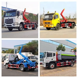 Camion à ordures à crochet élévateur de 10 tonnes, compacteur de déchets à crochet, prix d'usine, à vendre - Product Image 6