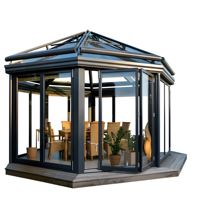 Yeyon 2026 OEM Verrière d'extérieur résidentielle en verre, avec isolation acoustique et vitrage solaire, de qualité professionnelle pour l'ingénierie