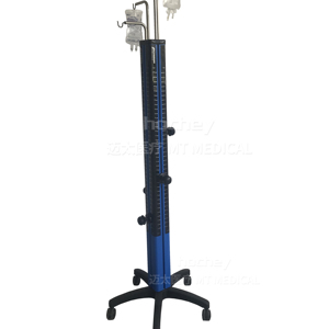 Soporte de infusión salino asistido mecánicamente HOCHEY MEDICAL estante de agua salada móvil ajustable en altura - Product Image 1