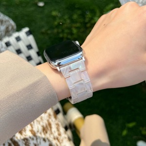 Cinturino in resina a tre perline per orologio <span class=keywords><strong>Apple</strong></span> <span class=keywords><strong>Watch</strong></span> 10 serie <span class=keywords><strong>42MM</strong></span> 46MM cinturino per Iwatch - Product Image 4