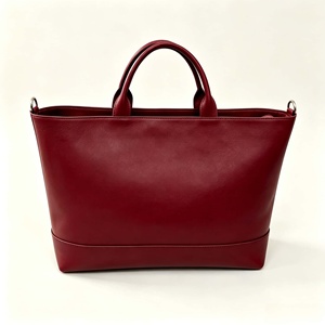 Factory Custom Genuine <strong>Leather</strong> Tote <strong>Bag</strong> for <strong>Women</strong> Minimalist Design Wholesale OEM ODM Soft <strong>Leather</strong> Handbag - Product Image 1