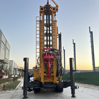 Machine de forage de puits d'eau montée sur camion, entièrement hydraulique, 800 m