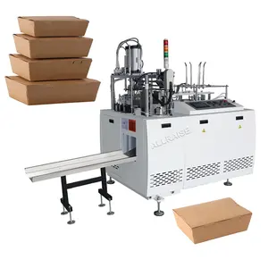 Automatic Box Making Machine Fast Food Paper Box Forming Making Machine For Widely Use