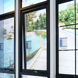 Auvent en aluminium <span class=keywords><strong>de</strong></span> style européen, prix bas, fenêtres en verre avec <span class=keywords><strong>enrouleur</strong></span> à chaîne, tailles standard d'auvents <span class=keywords><strong>de</strong></span> fenêtre - Product Image 4