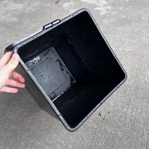 Plastic Square Bee Attracting Bucket 360x300x300 Black For Wild Bee Catching Outdoor Use - Product Image 2