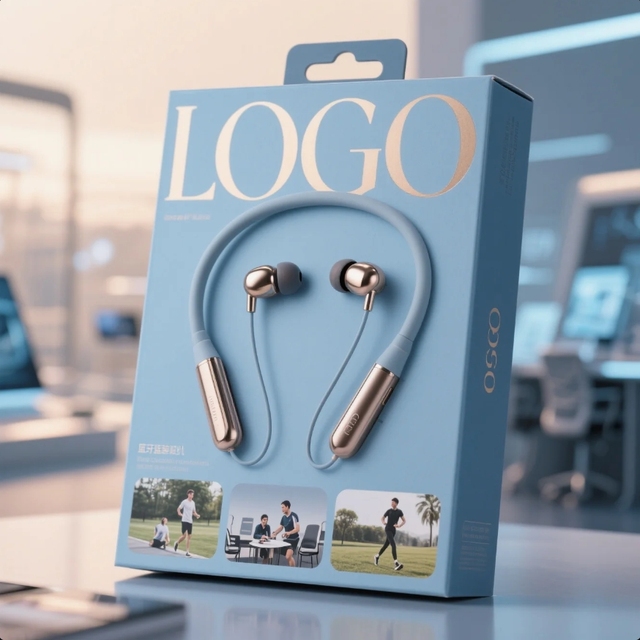 Custom Luxury Rigid Paper Gift Box for Bluetooth Earbuds Personalized Logo Packaging for Wireless Earphones