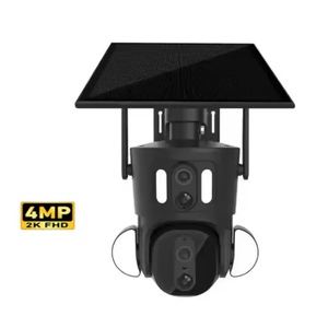 Sản phẩm mới với năng lượng mặt trời bảng điều khiển hai cách âm thanh CCTV 4 gam hình người phát hiện an ninh 4MP đầy đủ màu sắc tầm nhìn ban đêm PTZ <span class=keywords><strong>dome</strong></span> <span class=keywords><strong>camera</strong></span> - Product Image 1