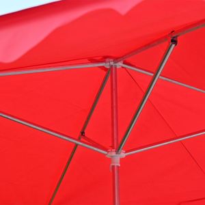 Tente de stand carrée double imperméable et coupe-vent 2,5x3m en acier galvanisé à 4 bâches, personnalisable avec revêtement anti-UV pour extérieur - Product Image 2
