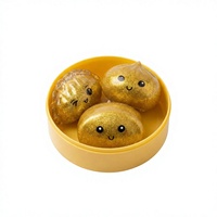 Boîte Mystère d'Halloween : Squishy en forme de Dumpling et Balle Anti-stress TPR, Fournitures de Fête, Cadeau en Forme de Fantôme