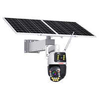 Caméra de vidéosurveillance LS VISION 36X à zoom optique double ou 3 objectifs 8mp avec carte SIM 4G 47/7 ou enregistrement continu Wifi V380pro Icsee Yosee