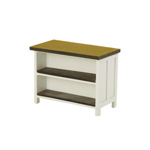 Mini1:12 Escritorio de almacenamiento de doble capa Mini modelo de muebles DIY Casa de muñecas de juguete de madera con escena de sala de estar para propietarios de casas de muñecas - Product Image 5