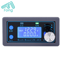 CNC DC DC Buck Boost Convertisseur 0.5-30V 4A Module D'alimentation Réglable Alimentation Régulée pour Batterie Solaire Charge ZK-4KX