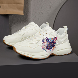 Zapatillas de deporte de lujo de estilo alto para mujer, zapatos informales de diseñador famoso, forro de malla suave con logotipo Original, zapatos para caminar de moda de alta calidad - Product Image 3