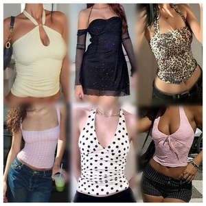 Ropa en Inventario, Blusas Estampadas Ajustadas para Mujer, <span class=keywords><strong>Camisetas</strong></span> a Bajo Precio, Blusas Casuales al por Mayor - Product Image 6