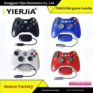 คอนโทรลเลอร์เกม XBOX360 สำหรับกล่องทีวี พร้อมการเชื่อม<span class=keywords><strong>ต่อ</strong></span>แบบไร้สายและแบบมีสาย รุ่นสั่นสะเทือน Pc360 - Product Image 2