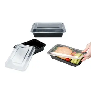 pp rectangular deli container take away dinner set meal storage lunch storage boxes & bins bpa free food prep containers