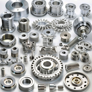 Hợp kim nhôm tự động <span class=keywords><strong>CNC</strong></span> quay phay các bộ phận gia công tùy chỉnh thép không gỉ Titan <span class=keywords><strong>CNC</strong></span> biến các bộ phận thành phần cơ khí - Product Image 2