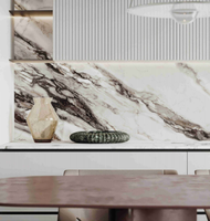 Panneau mural en PVC imperméable pour intérieur, 1000 mm x 10 mm, blanc Verona