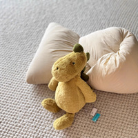Boneka Dinosaurus Super Lembut Lucu dan Imut Gaya Inggris Isian Kapas PP Teman Nyaman Hadiah Ulang Tahun untuk Anak-anak dan Dewasa