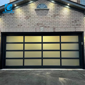 Nouvelle <span class=keywords><strong>porte</strong></span> <span class=keywords><strong>de</strong></span> <span class=keywords><strong>garage</strong></span> sectionnelle en verre dépoli sur mesure pour villa à prix abordable - Product Image 3