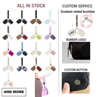 Dompet Genggam Mewah Model Ganda, Tempat Koin, Kantong Ganda, Gelang Kunci, Tempat Kartu