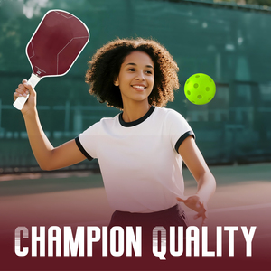 Vợt cầu lông pickleball Kevlar 16mm hai lớp đen, được USAPA chứng nhận, màu đen đỏ, dành cho trẻ em - Product Image 4