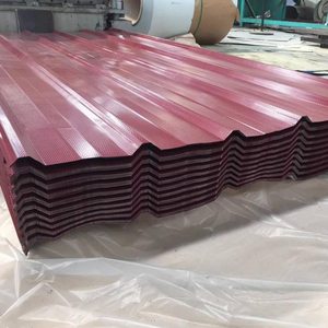 Long span trapezoidal ppgi ppgl aluminium steel roof sheet used for shed roof and house building - Product Image 1